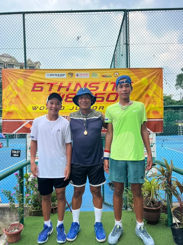 "โชติรินทร์-ตรัย" ยังได้ลุ้นแชมป์เดี่ยว-คู่  ศึกเทนนิสเยาวชน เจ60 ที่มาเลเซีย