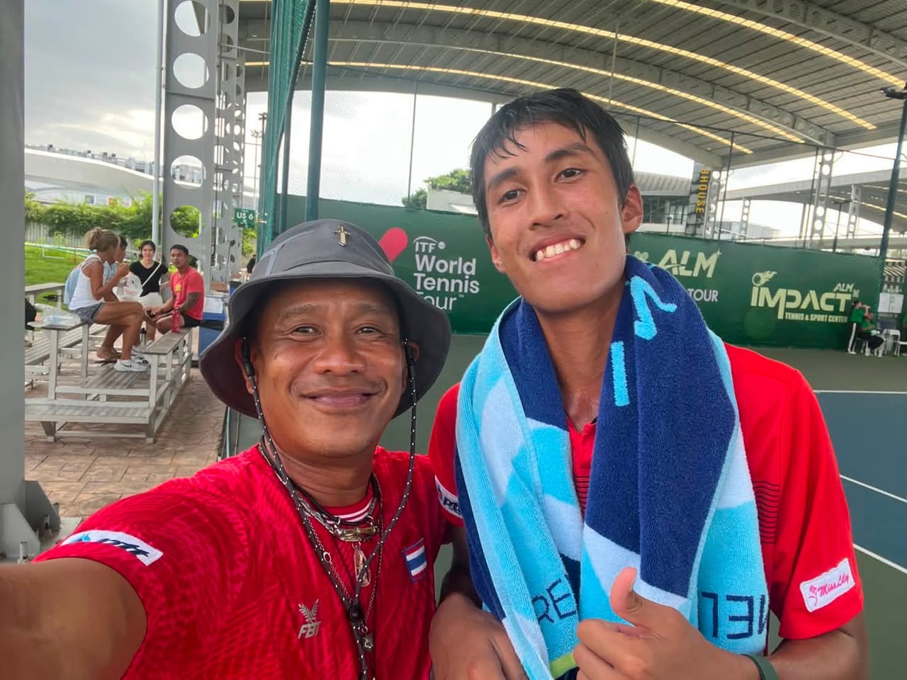 3 หนุ่ม "วีรวิชญ์-คงทรัพย์-เฮนดริก" คว้าชัย ลุ้นตั๋วเมนดรอว์ เทนนิส M15 KRISPY KREME
