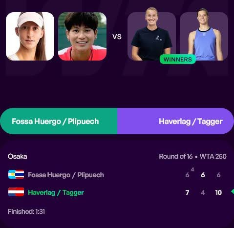 "เพียงธาร" พ่ายหญิงคู่หวุดหวิด ศึก WTA250 เจแปน โอเพ่น